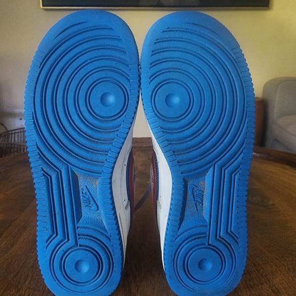 Nike Air Force 1 LV8 GS Offset Swoosh White Red Blue DX1787-100 Kids 4Y - Picture 15 of 15